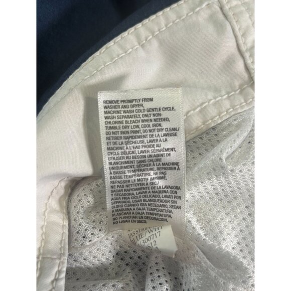 Old Navy Mens Blue & White Striped Swim Trunks - Picture 4 of 9